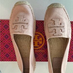 Tory Burch Pink Espadrille Flats